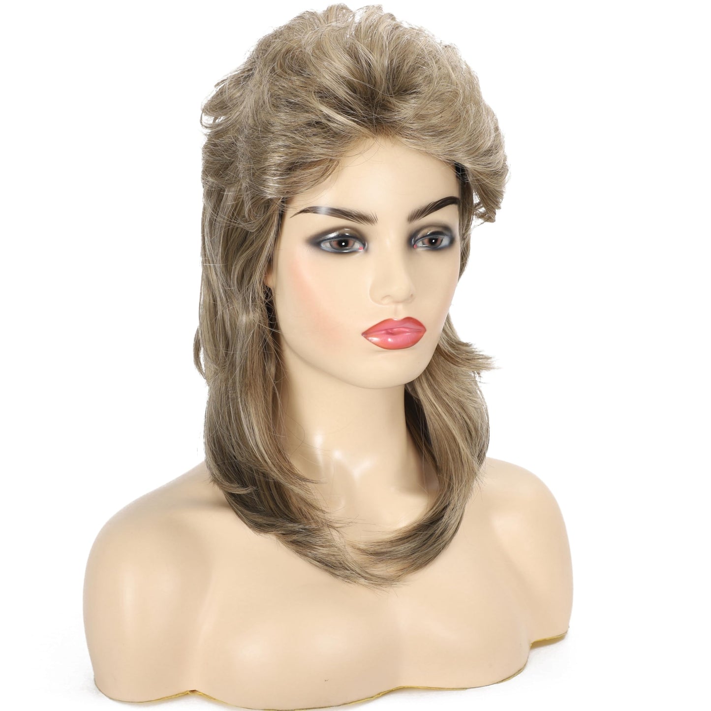 Daiaces Mullet Wigs for Women 80s Rocker Wig Costumes Fancy Party Cosplay Halloween Wig