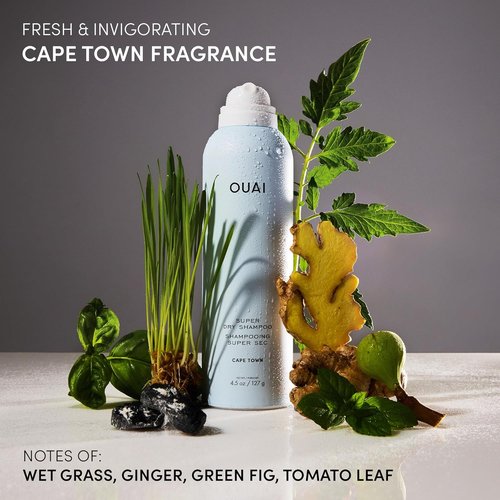OUAI Super Dry Shampoo - Volumizing Formula That Absorbs Oil & Dirt - Cape Town (4.5 oz)