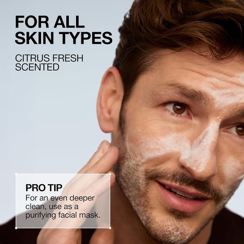 Lab Series Men's Max LS Anti-Age Cleanser - Foaming Face Wash for Detoxifying Skin - 3.4 fl oz