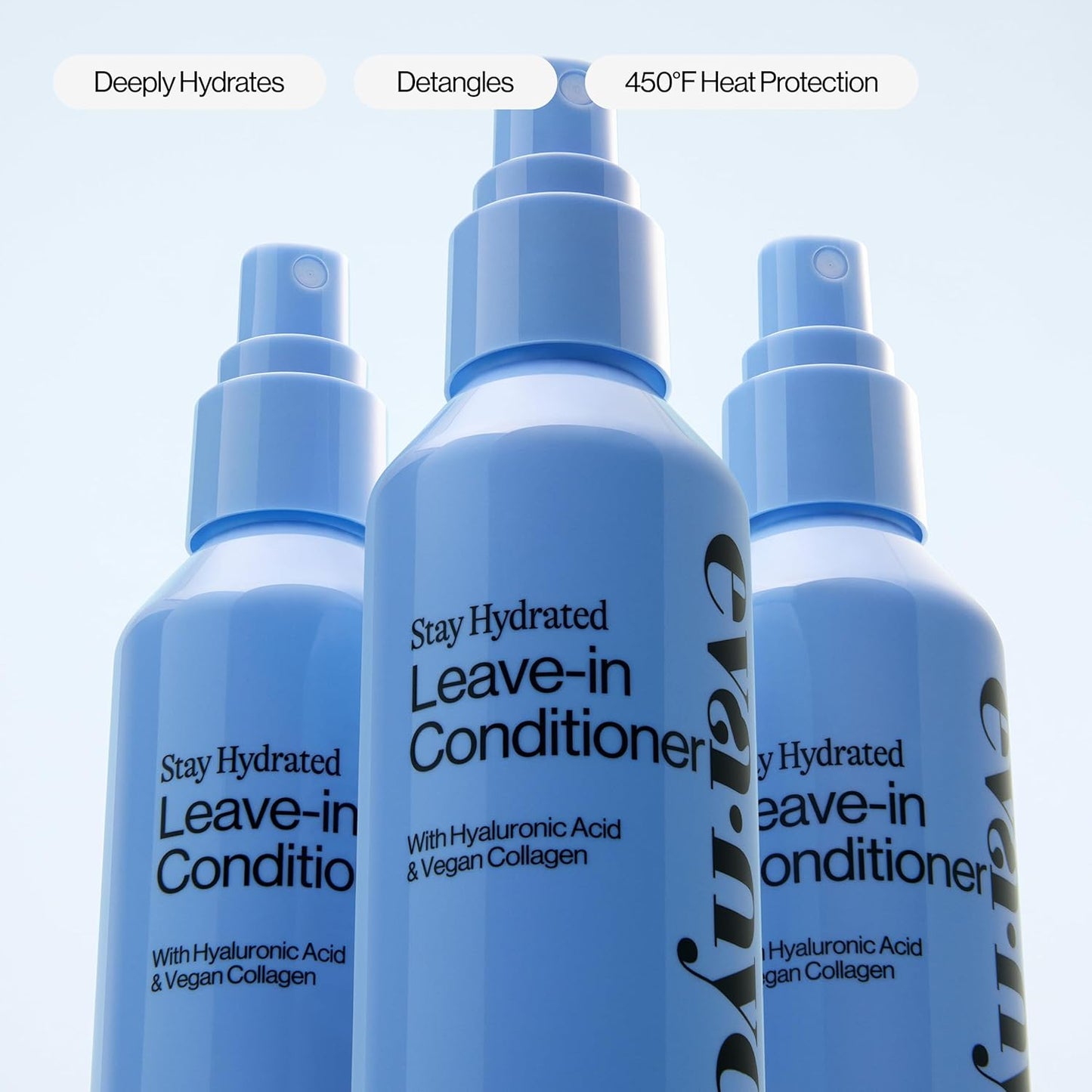 Eva NYC Hydrating Leave-In Conditioner Spray - Lightweight Detangler & Heat Protectant - 5 fl oz Jasmine Scent