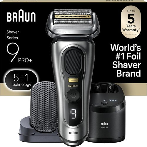 Braun Series 9 PRO+ Electric Razor - 5 Pro Shaving Elements for Ultimate Closeness & Comfort | 9597cc