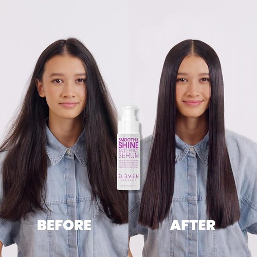 ELEVEN AUSTRALIA Smooth & Shine Anti-Frizz Serum - Tame Frizzy Hair, Add Shine | Lightweight 2 fl oz