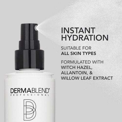 Dermablend Lock and Last Setting Spray - Water-Resistant Finishing Spray for Makeup | Lightweight Natural Finish