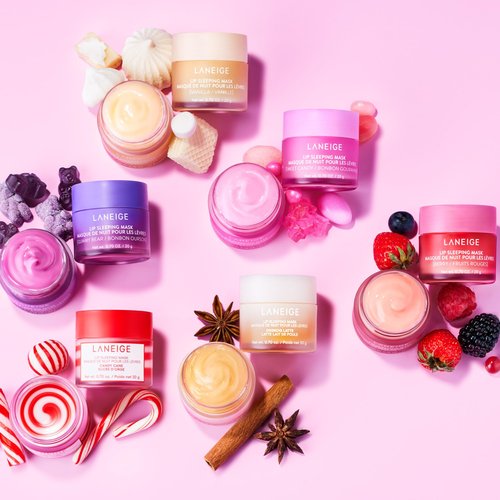 LANEIGE Lip Sleeping Mask Eggnog: Nourish, Hydrate, Vitamin C, Murumuru & Shea Butter, Antioxidants, Flaky, Dry Lips