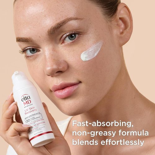 EltaMD UV Skin Recovery Sunscreen - All Mineral SPF 50 for Sensitive Skin with Zinc Oxide