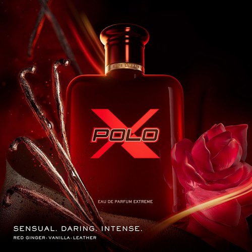 Ralph Lauren Fragrances - Polo Red Extreme Cologne for Men - Invigorating Red Ginger & Leather Notes