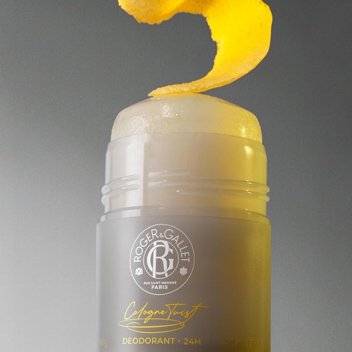 Roger & Gallet | Cologne Twist Roll-On Deodorant | Fresh Citrus & Herbal Scent for Men (1.7 oz)