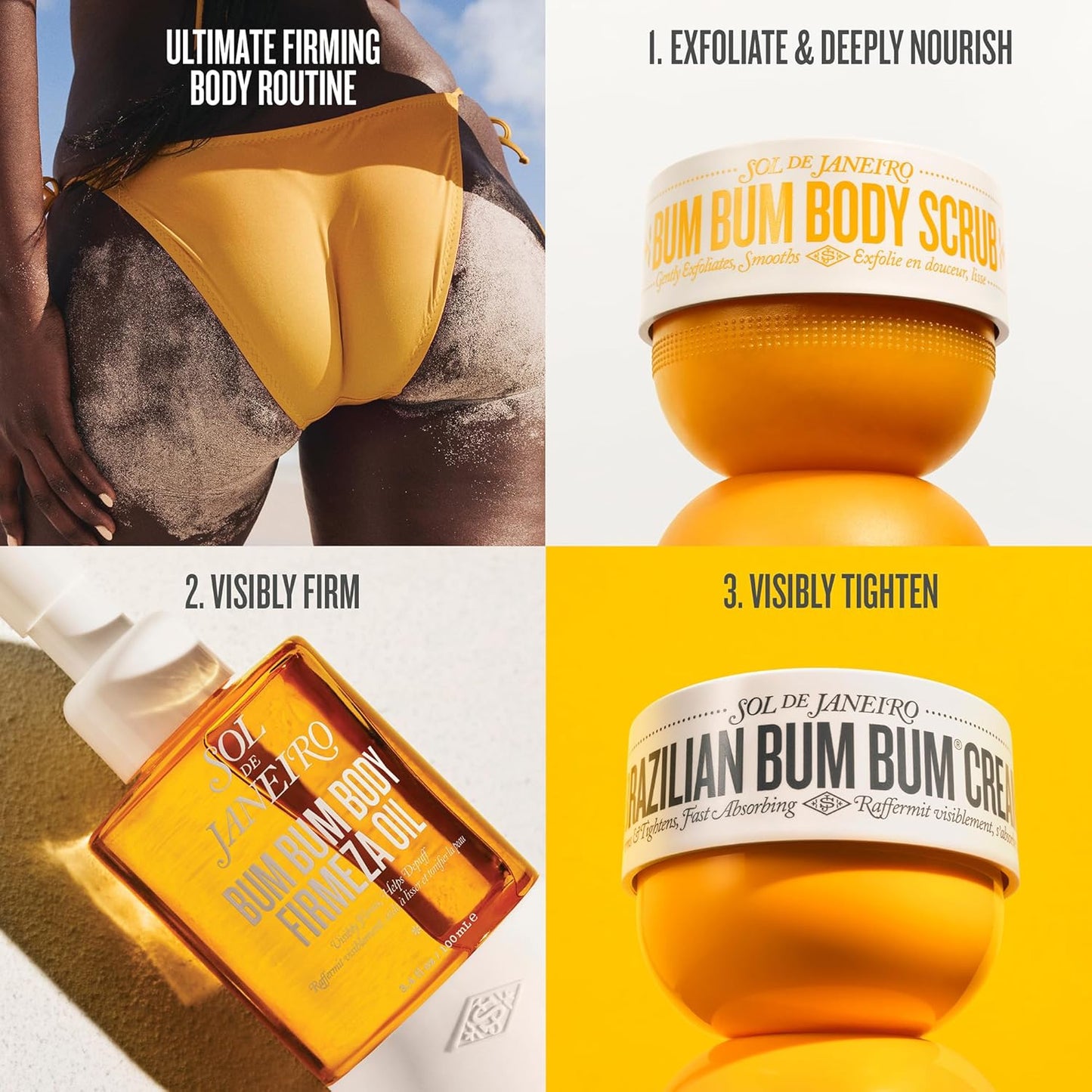Skiennix Bum Bum Body Scrub - Exfoliating & Moisturizing Formula for Smooth Skin | 8 oz