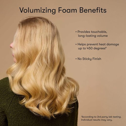 Odele Volumizing Foam Hair Styler - Heat Protection & Lift for Fine to Medium Hair, 5 Fl Oz