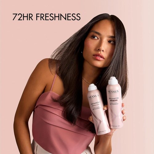 Nexxus Styling Refreshing Dry Shampoo Refresh Brunette Dark Tones Dry Shampoo Powered by Flexx-Adapt™ Technology and Infused with a Protein Complex 5 oz
