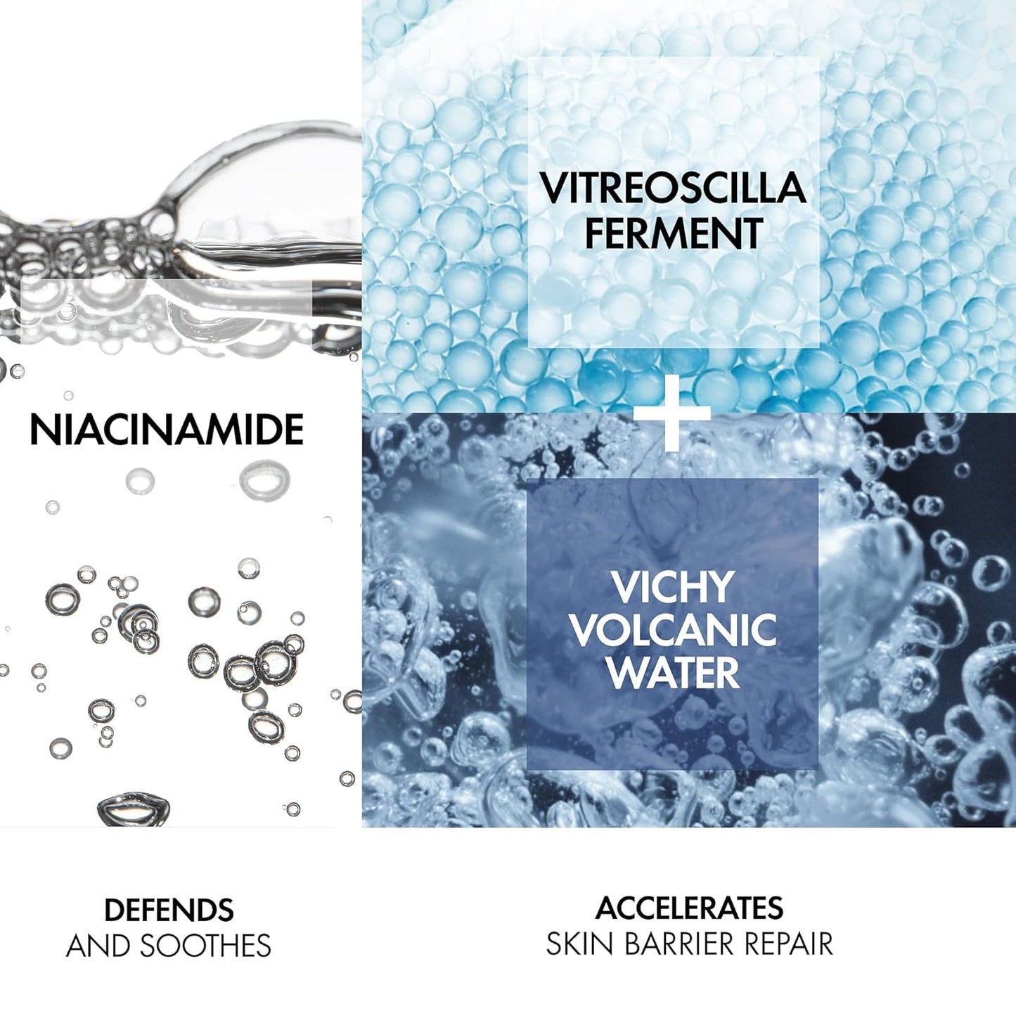 Vichy Mineral 89 Prebiotic Defense Serum - Niacinamide Hydrating Concentrate for Dull Skin, 50ml