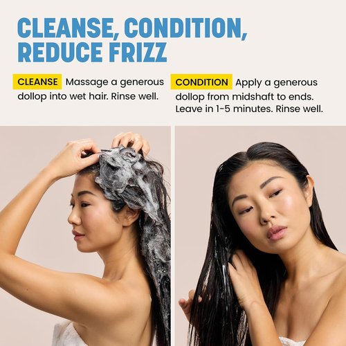 Drybar Liquid Glass Smoothing Shampoo - Reduces Frizz & Adds Shine | Lightweight, Vegan Formula for All Hair Types