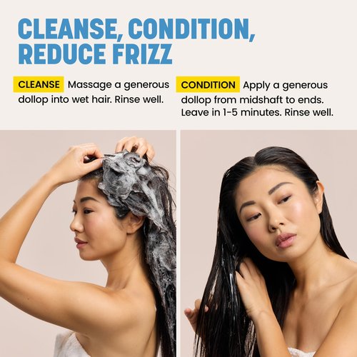 Drybar Liquid Glass Smoothing Shampoo | Cleanses Hair, Reduces Frizz, Adds Smooth & Shiny Finish, Lightweight Formula for all Hair Types, Vegan & Cruelty Free