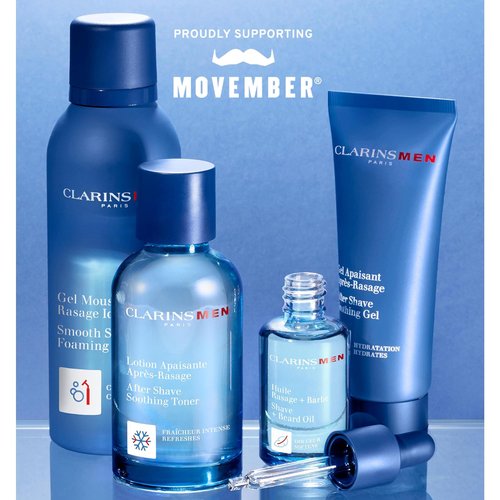 CLARINS Men After Shave Soothing Gel - Hydrating Formula for Irritation Relief | 2.5 Ounces