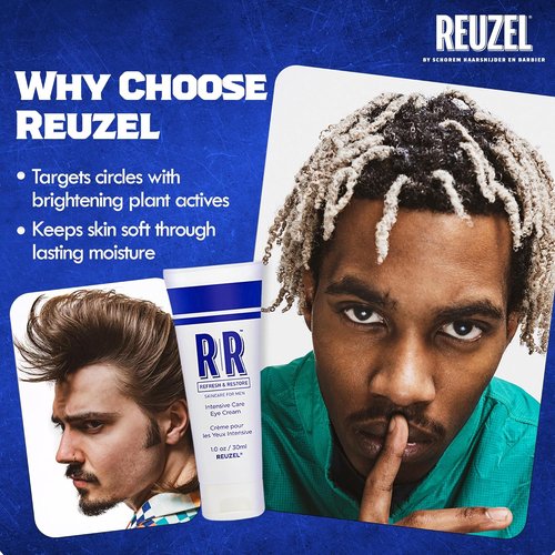 Reuzel Intensive Eye Care Cream - Brightens Eyes & Reduces Dark Circles | Lightweight, Hydrating, 1 oz