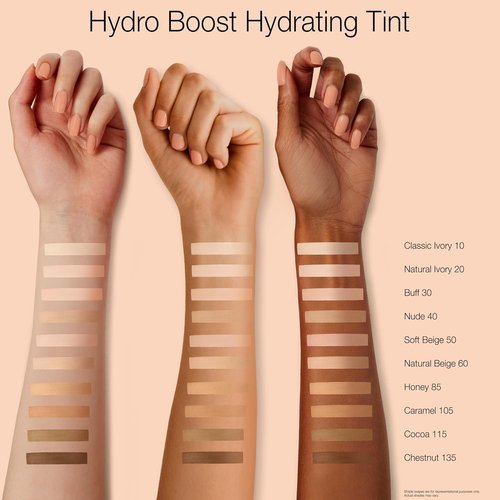 Neutrogena Hydro Boost Hydrating Tint - Lightweight Oil-Free Foundation with Hyaluronic Acid | 20 Natural Ivory, 1.0 fl. oz