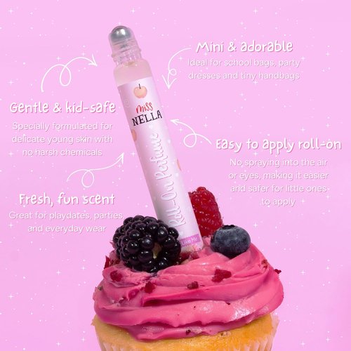 Miss Nella Kids Perfume - Cool Like Me Roll-On Fragrance for Boys & Girls | Safe & Natural 10ML
