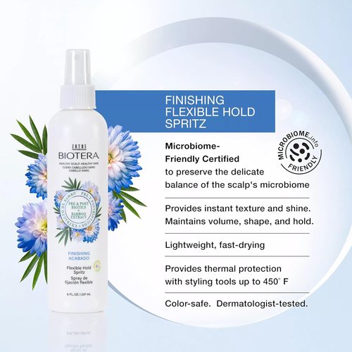 BIOTERA Finishing Spray - Flexible Hold & Instant Texture | Vegan, Cruelty-Free, Paraben-Free