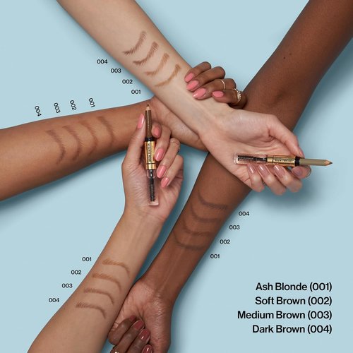 Revlon ColorStay Eyebrow Powder Pencil - All-In-One with Shaping Gel, 16HR Smudge-Proof, 001 Ash Blonde