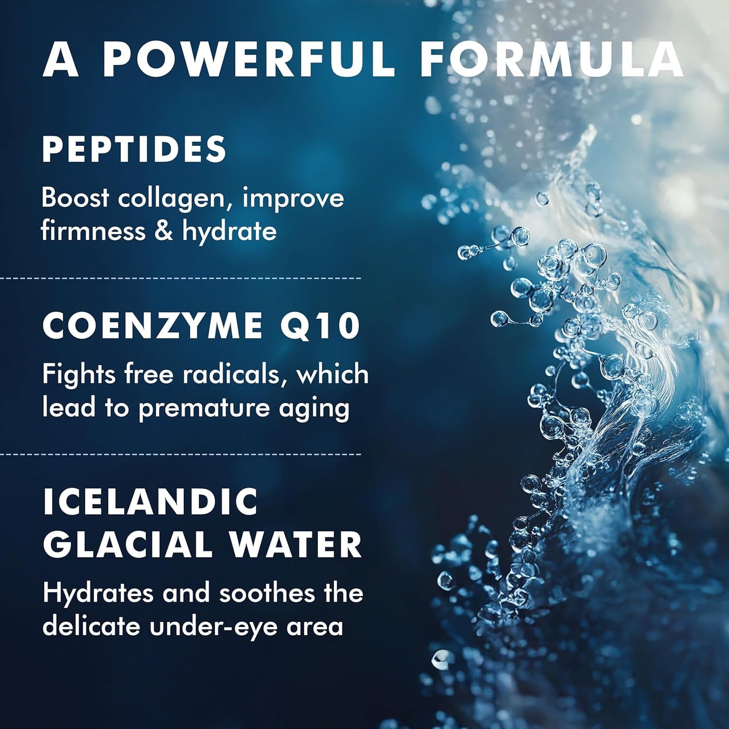 Skyn ICELAND Hydro Cool Firming Eye Gel Mask - Reduce Dark Circles & Puffiness | 4 Pairs