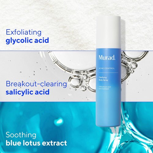Murad Clarifying Body Spray - Salicylic Acid Treatment for Bacne & Body Acne Prevention | 6.0 oz