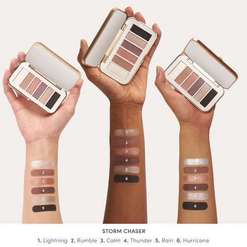Jane Iredale PurePressed Eye Shadow Triple - Highly Pigmented Mineral Formula | Long-Lasting & Crease Resistant