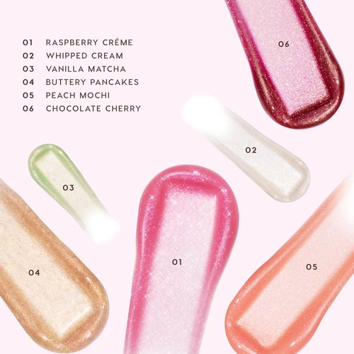 ColourPop Fresh Kiss Glossy Lip Balm - Hydrating Peptide-Enriched Formula - Pearlescent Shimmer - Vegan + Cruelty-Free - Peach Mochi (0.49 oz)