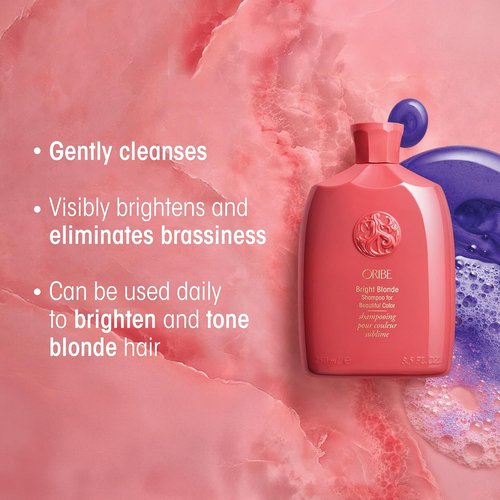 Oribe Bright Blonde Shampoo & Conditioner Bundle - Radiance & Repair Treatment for Luminous Hair