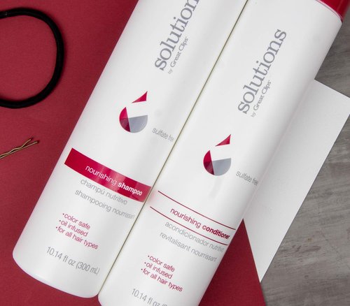 Great Clips Nourishing Shampoo - Argan Oil Formula | 10oz | Sulfate & Paraben Free | Moisturizes & Restores Shine