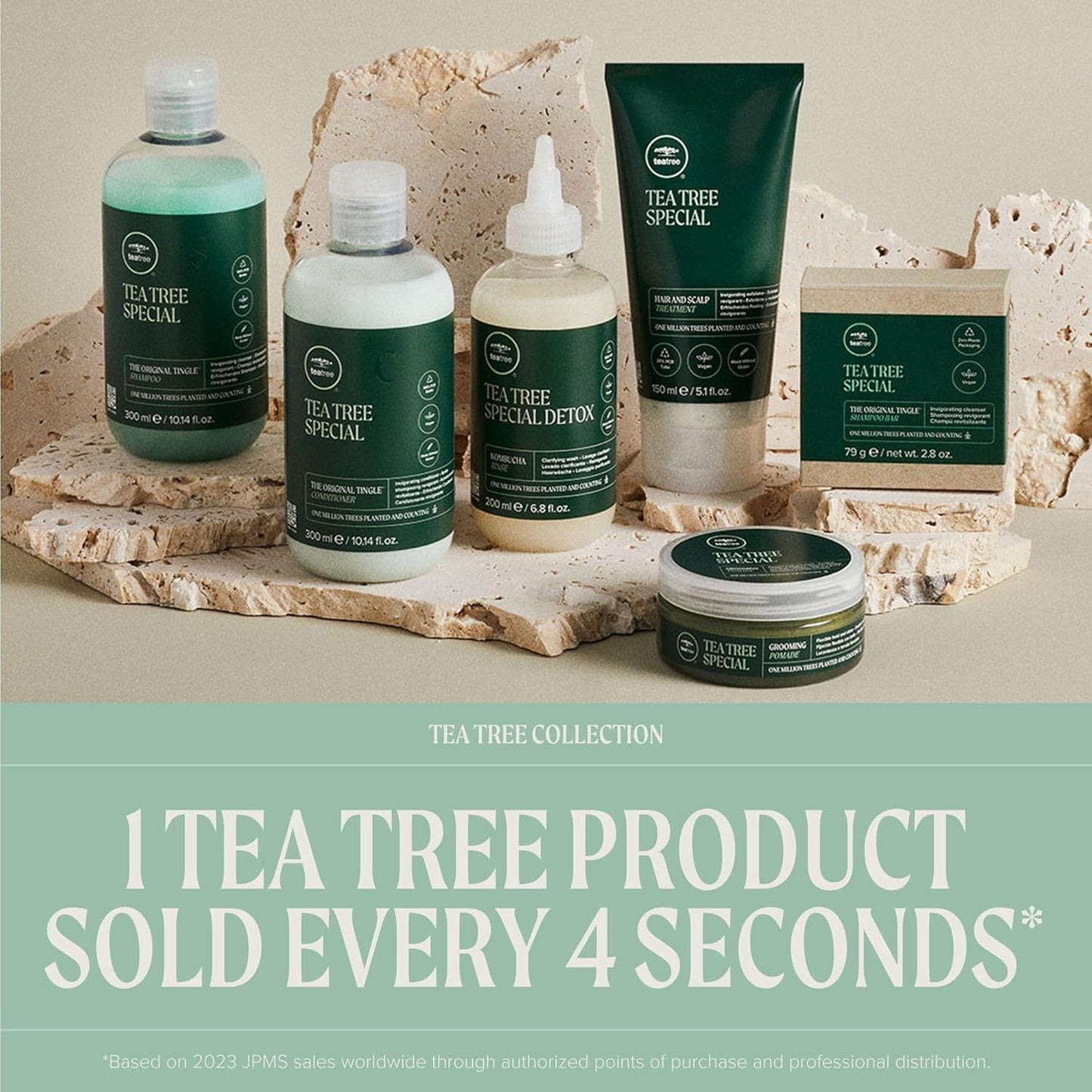 Tea Tree Special Shampoo & Conditioner Set - Moisturizing Hair & Body Care for All Hair Types | 2.5 fl oz