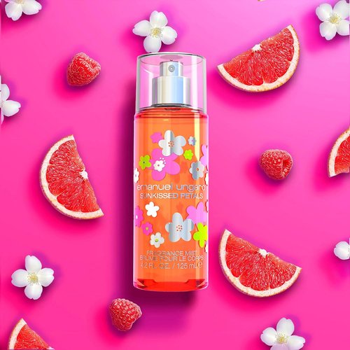 Emanuel Ungaro Sunkissed Petals Fragrance Mist - Refreshing Floral Scent for Women | 4.2 Fl. Oz.
