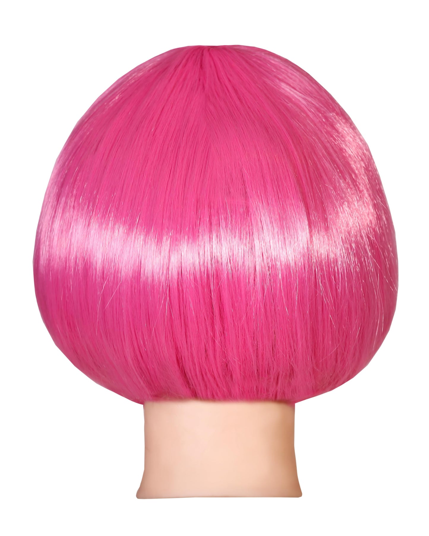 Matissa Short Straight 10" Bob Wig with Bangs Synthetic Fancy Dress Costume Halloween Party (Hot Pink)