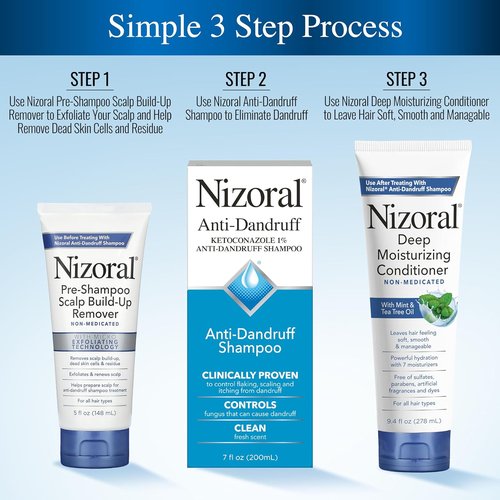 Nizoral Pre-Shampoo Scalp Build-Up Remover - Exfoliates & Prepares for Dandruff Treatment | 5 oz