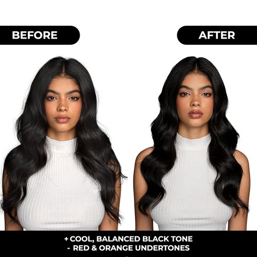 Naissant Cool Black Hair Toning Mask - Ultra High-Purity Pigments | Neutralizes Red & Orange Undertones | 10.1 Fl. Oz