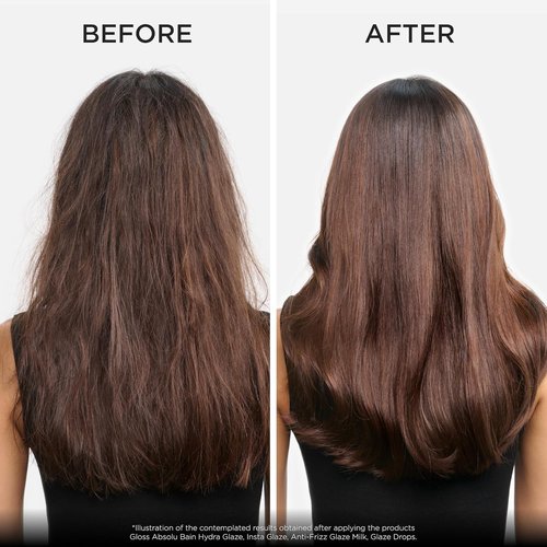 Kerastase Gloss Absolu Shampoo & Conditioner Set - High-Shine, Anti-Frizz, Deep Hydration for Glossy, Bouncy Hair