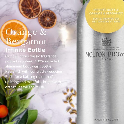 Molton Brown Orange & Bergamot Infinite Bottle - Luxurious Fragrance for Home & Travel