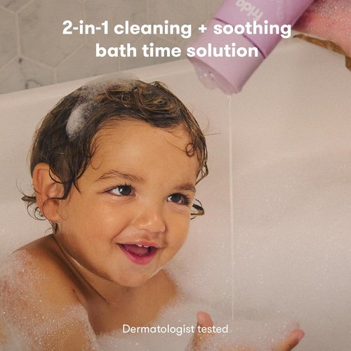 Frida Baby Lavender Baby & Kids Bubble Bath + Body Wash, Sleep & Calming Toddler & Baby Body Wash, Dermatologist Tested, Tear-Free, Hypoallergenic, Safe for Skin, Super Sudsy, 10oz