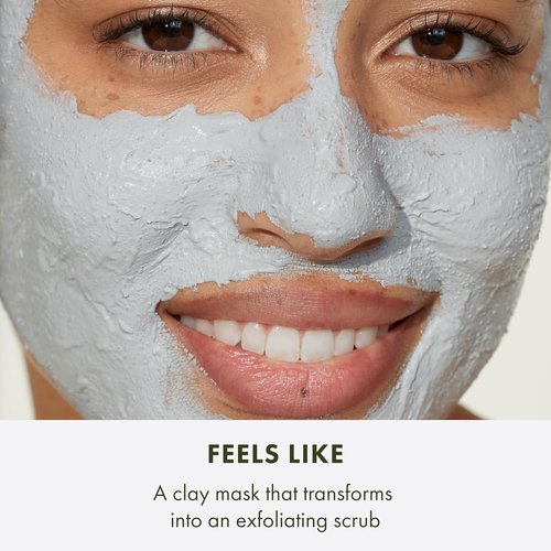 Origins Clear Improvement Face Mask & Scrub - Reduces Blackheads with Salicylic Acid & Bamboo Charcoal, 2.5 Fl Oz