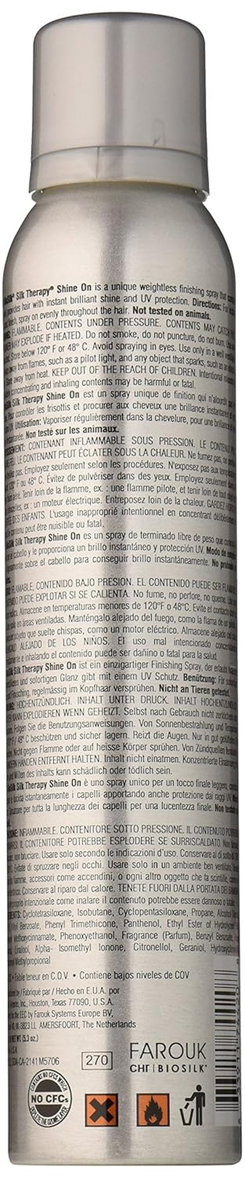 Biosilk Shine On - Luxurious Hair Shine Serum for Smooth, Radiant Locks | 5.34 oz