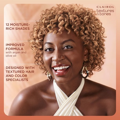 Clairol Textures & Tones Permanent Hair Dye, 2N Mocha Brown Hair Color, Pack of 1