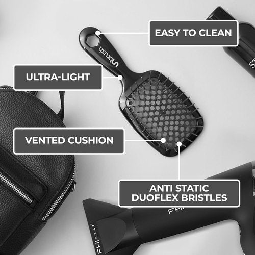 FHI Heat UNbrush Detangling Brush - Pain-Free Brushing for All Hair Types | Durable DuoFlex Bristles