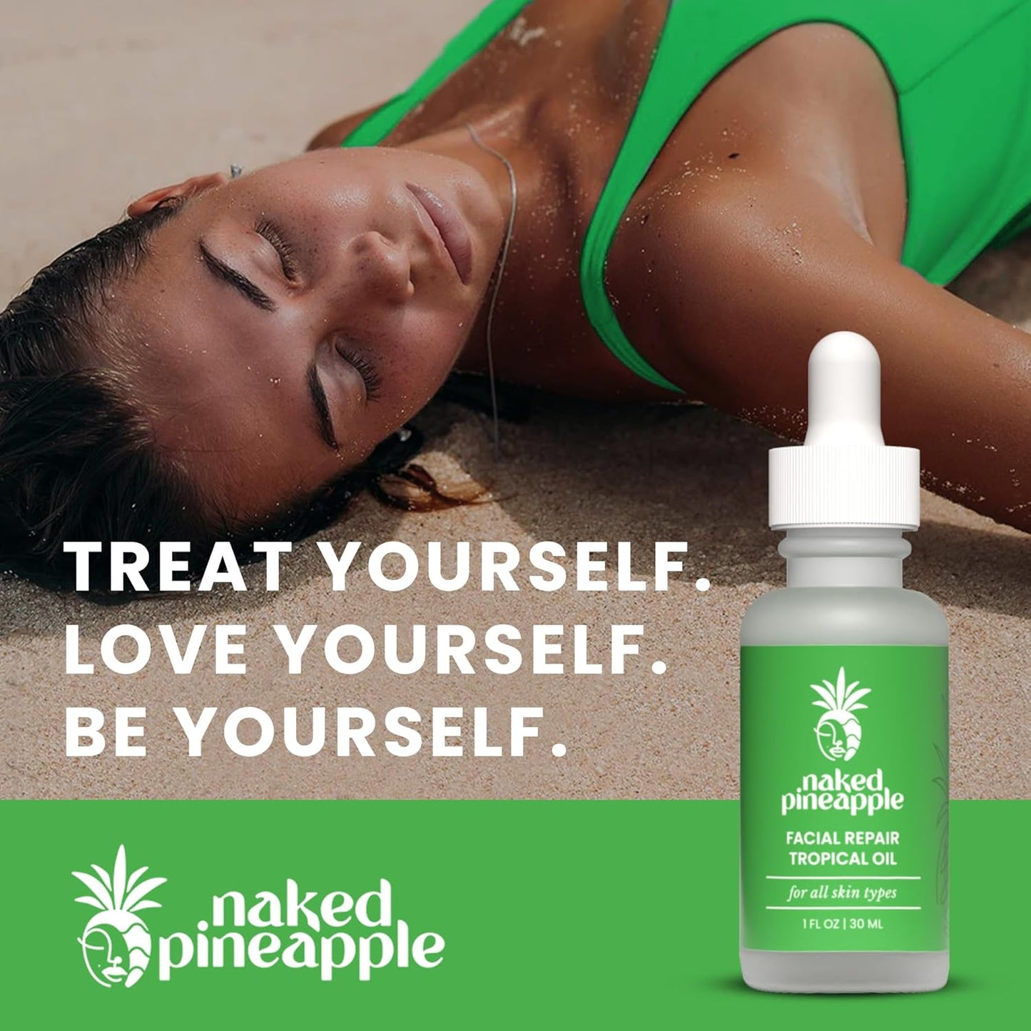 Skiennix Tropical Oil - Hydrating Facial Moisturizer with Fruit Extract - 1oz for Face, Neck & Body