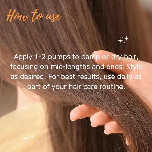 Kerazon Keratin Hair Serum - Argan Oil Treatment for Smoothing & Repairing Dry, Damaged Hair