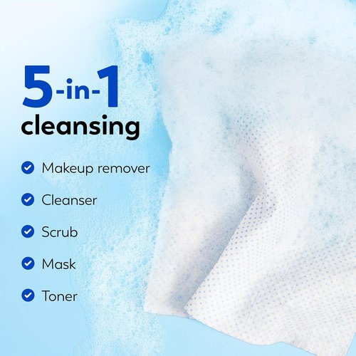 Olay Makeup Remover Wipes - Deep Clean Daily Facial Cleanser for Normal to Oily Skin | 66 Count