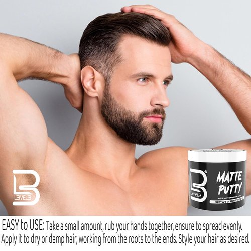 L3 Level 3 Matte Putty - Hair Texturizing Grooming Product for Men & Women - 3.5 Ounce Pack