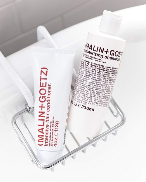 MALIN+GOETZ Shampoo - Hydrating Basil & Clarifying Peppermint | Daily Amino Acid Cleanser for All Hair Types | Vegan & Sulfate-Free