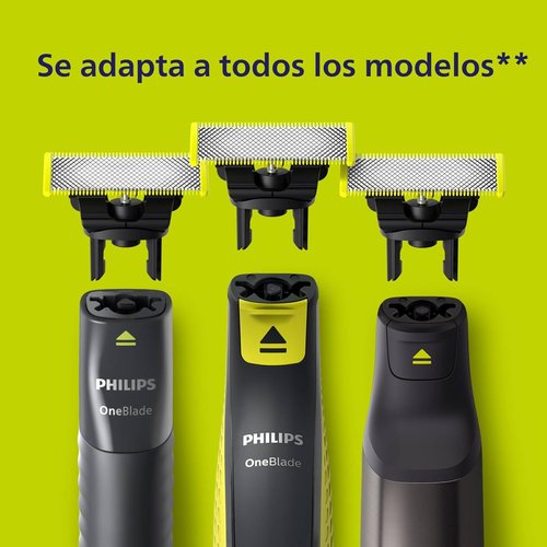Philips OneBlade Replacement Blades - Original Blades for Face & Body Kit | Compatible with All QP2630 Razors