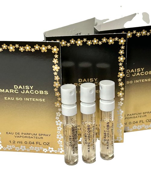 Marc Jacobs Daisy Eau So Intense Perfume Spray | Set of 3 Samples (1.2 ml / 0.04 oz Each)