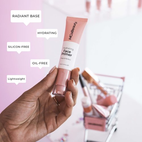 MCoBeauty Hydrating Primer Makeup - Water-Based Oil-Free Gel Primer for Smooth Application - Helps Reduce the Appearance of Dryness Before Makeup - Face Make-up - 30ml