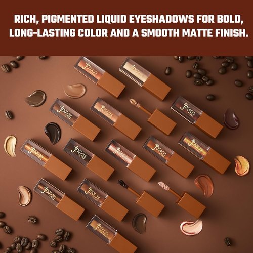 Juvia's Place Coffee Shop Liquid Eyeshadow - Matte Finish, Waterproof & Buildable Color | Cafe Noir, 0.08 fl oz